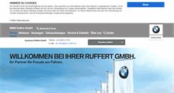 Desktop Screenshot of bmw-ruffert.de